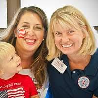 Drake Schlosser, 4, waits for his dad, Staff Sgt. Dennis
