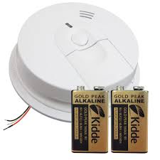 This includes smoke alarms and integrated smoke and co alarms what replacement batteries can i use in my smoke alarm? Kidde Firex Hardwired Smoke Detector With Front Load Battery Door And 9 Volt Batteries Included 21007582 The Home Depot