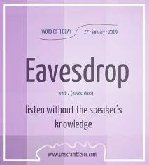 Eavesdrop Interesting English Words English Vocabulary Words Learn English Words