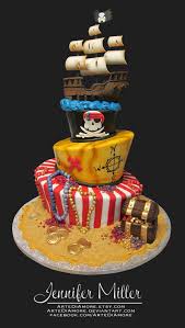 Pirate Cake By Artediamore On Deviantart Pirate Birthday Cake Pirate Cake Pirate Birthday Party