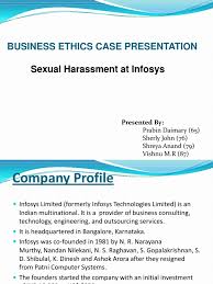 Infosys Ppt Sexual Harassment Justice