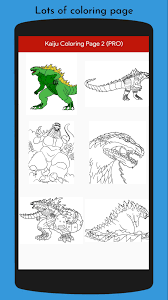 King ghidorah from godzilla king of the monsters! Colorfun Monster Kaiju Coloring Book Free For Android Apk Download