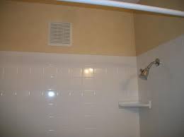 Wall Mounted Exhaust Fan In Shower