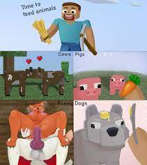 Minecraft animal porn
