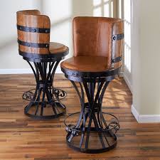 Bar Stool Leather Seat Hausbar Mobel Barhocker Barhocker Mit Ruckenlehne