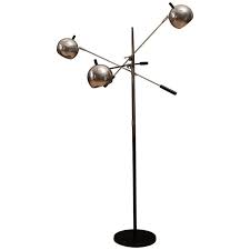 Vintage Triennale Chrome Floor Lamp By Robert Sonneman Floor Lamp Midcentury Modern