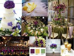Purple Green And Gold Pantone Wedding Styleboard The Dessy Group Green Gold Weddings Wedding Colors Purple Wedding Color Schemes Gold