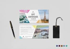 This travel gift certificate template shows the name of the person who will receive it, who gives the. 9 Travel Gift Certificate Templates Doc Pdf Psd Free Premium Templates