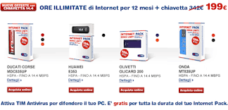Internet Pack Senza Limiti Con Chiavetta Da 14 Mbps A 199 Euro Con Tim Sostariffe It