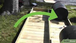 Unlike a floating dock made with dock floats. How To Build A Dock 13 Steps With Pictures Wikihow