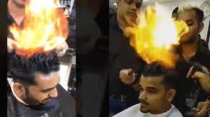 5:16 salman creator 371 849 просмотров. This Salon Uses Fire To Cut Hair And It S Insane Youtube