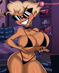 Rule 34 - 1girls Agent Two Ass Big Breasts Breasts Glasses Helluva Boss  Medium Hair Raydonxd Smile Solo Female Swimsuit Tagme Voluptuous Voluptuous  Female | 10700790