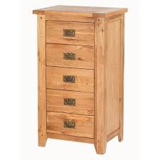 Cherbourg Oak Tall Chest