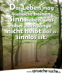 Das Leben Mag Vielleicht Keinen Sinn Haben Was Aber Noch Lange Nicht Heisst Das Es Sinnlos Ist Spruche Suche