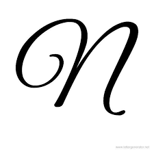 Pinterest • the world's catalog of 9 inch fancy font black wood letter n. Great Vibes Font Alphabet N Cursive Alphabet Printable Alphabet Letters Hand Lettering Alphabet