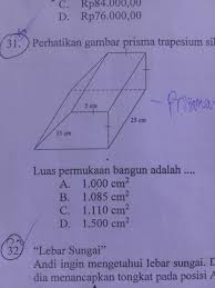 We did not find results for: Perhatikan Gambar Prisma Trapesium Siku Siku Luas Permukaan Bangun Adalah Brainly Co Id