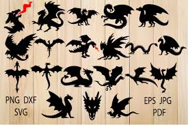3axis.co have 417 silhouette cdr vector files for free to download. Dragon Silhouette Svg Dragon Svg Dragon Clipart 523099 Cut Files Design Bundles