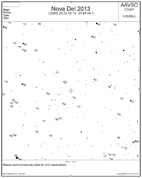 Comparison Star Chart For Nova Del 2013 Aavso Org