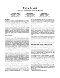 You can use a research proposal example to help who should use a research proposal? Pdf Sharing The Load Glen Gatin Academia Edu