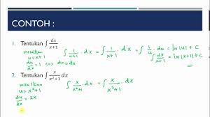 Maybe you would like to learn more about one of these? Integral Fungsi Logaritma Natural Contoh 1 Dan 2 Youtube