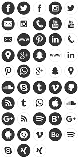 Black And White Social Media Icons Png Black White Social Media Free Icons Screenshot Social Media Icons Free Social Icons Black Social Media Icons