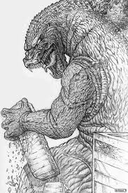 Godzilla Sketch By Chongo Zilla Godzilla Godzilla Toys Kaiju Art