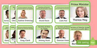 Hm government public appointments uses cookies to make the site work better for you. Uk Government Cabinet Roles July 2016 Information Cards