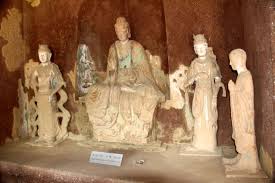 第44窟西魏 佛 菩薩和弟子 菩薩 彫刻 仏教美術