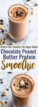 Healthy recipes with chocolate protein powder. Peanut Butter Chocolate Protein Shake Food Faith Fitness