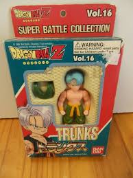 Dragon ball z ' s popularity has spawned numerous releases which have come to represent the majority of content in the dragon ball franchise; Dragon Ball Z Super Battle 1994 Vintage Vol 16 Trunks