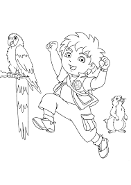 Top 10 diego coloring pages for kids: Free Printable Diego Coloring Pages For Kids