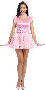 Amazon.com: JOLINE Prissy Sissy Women Fluffy Pink Dance Dress Crossdressing  (Small) : Clothing, Shoes & Jewelry