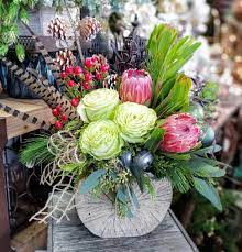 Winter Protea Flower Delivery Same Day Flower Delivery Florist Design