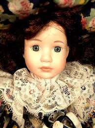PORCELAIN DOLL (583 ) " Imogen " 16 "-40 cm .Promenade Collection £18.00