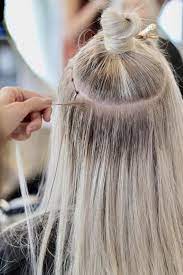 Hand Tied Hair Extensions Hair Extensions Tutorial Types Of Hair Extensions Diy Hair Extensions