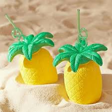 Eu Queroooo Esses Copos Abacaxi Bebidas De Abacaxi Acessorios Para Piscinas Canecas Criativas
