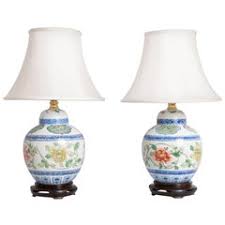 Oriental furniture 21 floral bouquet jar lamp. Ginger Jar Lamps 75 For Sale On 1stdibs