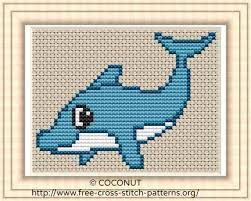 Fish counted cross stitch patterns to print online, thousands of designs to choose from. Dolphin Free And Easy Printable Cross Stitch Pattern Free Cross Stitch Pattern