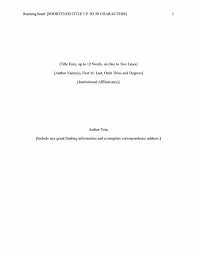 Papers (a change from apa 6). Apa Style Report 6th Edition