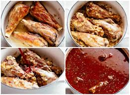 Set the shanks aside in a large casserole dish (or a slow cooker). Braised Lamb Shanks Cafe Delites