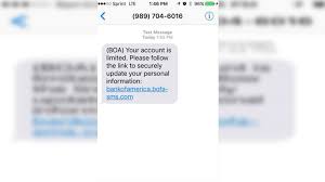 There are 150k and 160k targeted offers you can try. Bank Of America Text Message Phishing Scam Resurfaces Abc11 Raleigh Durham