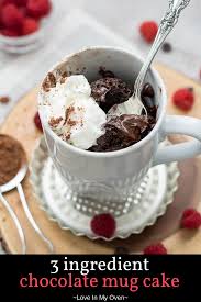 3 Ingredient Chocolate Mug Cake Recipe In 2020 Mug Cake Healthy Chocolate Dessert Recipes Dessert Recipes Easy