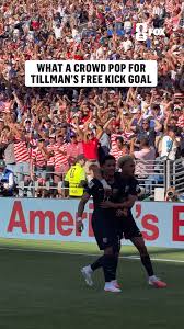 THESE ANGLES of Malik Tillman's free kick goal for the USMNT