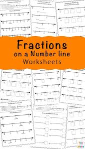 Fractions On A Number Line Worksheets Fractions Worksheets Number Line Fractions