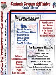 🦔 BRACIERE 2025 Contrada Sovrana dell'Istrice - dal 25 al 30 agosto