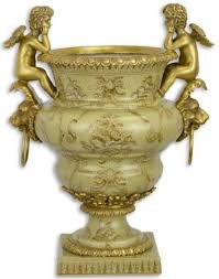 We would like to show you a description here but the site won't allow us. Casa Padrino Jugendstil Blumentopf Grun Gold 27 X 19 8 X H 33 8 Cm Porzellan Pflanzentopf Mit Bronze Engelsfiguren Und Lowenkopf Griffen Deko Accessoires