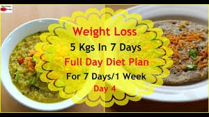 How To Lose Weight Fast 5kgs In 7 Days Full Day Diet Plan For Weight Loss Lose Weight Fast Day 4