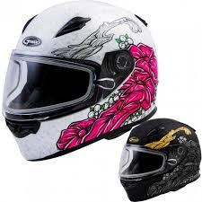 Gmax Ff49s Yarrow Womens Snowmobile Helmets