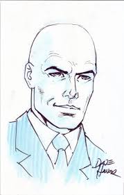 LEX LUTHOR by Dave Hoover, in Tony Isaza's My most favorite Comic-con  sketches of many Comic Art Gallery Room