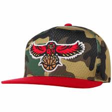New era 9forty atlanta hawks grey cap. Woodland Camo Hawks Cap By Mitchell Ness 37 95